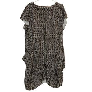 City Chic Nadia Zip Front Tunic Dress